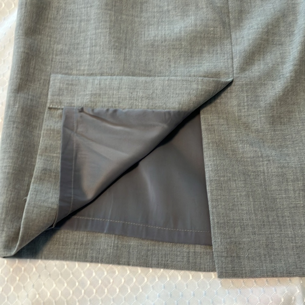 Talbots Light Gray Midi Skirt NWT NEW PRICE - Picture 4 of 11